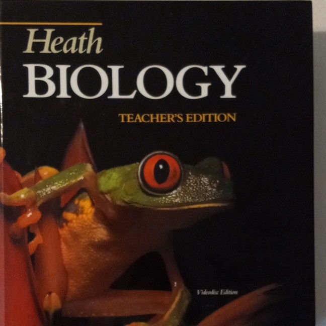 Heath Biology Teacher’s Edition Hardcover Textbook McLaren Rotunda 25711-7