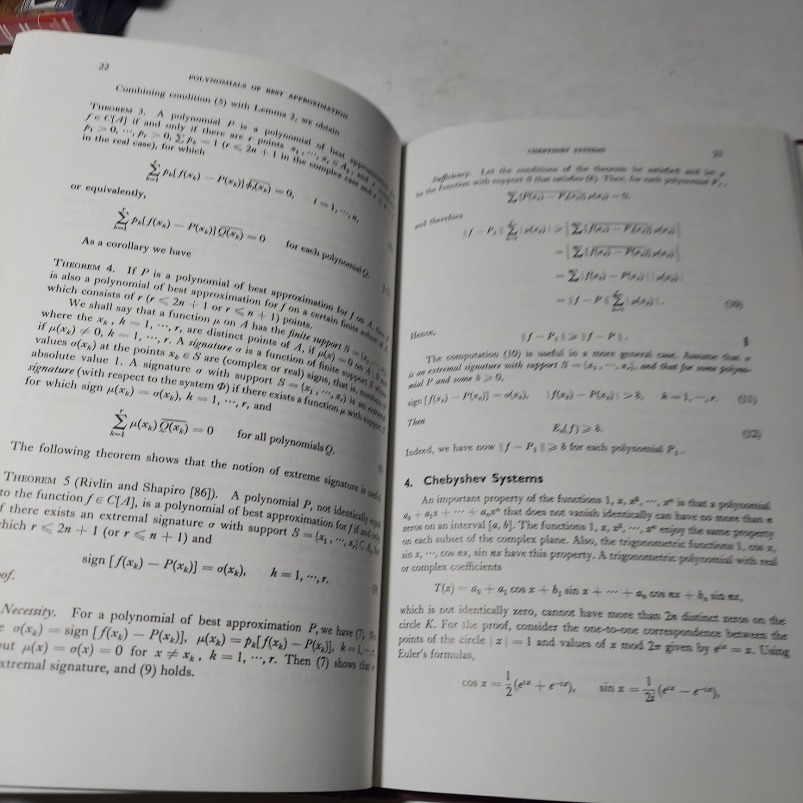 APPROXIMATION THEORY – G.G. Lorentz Ex-libris