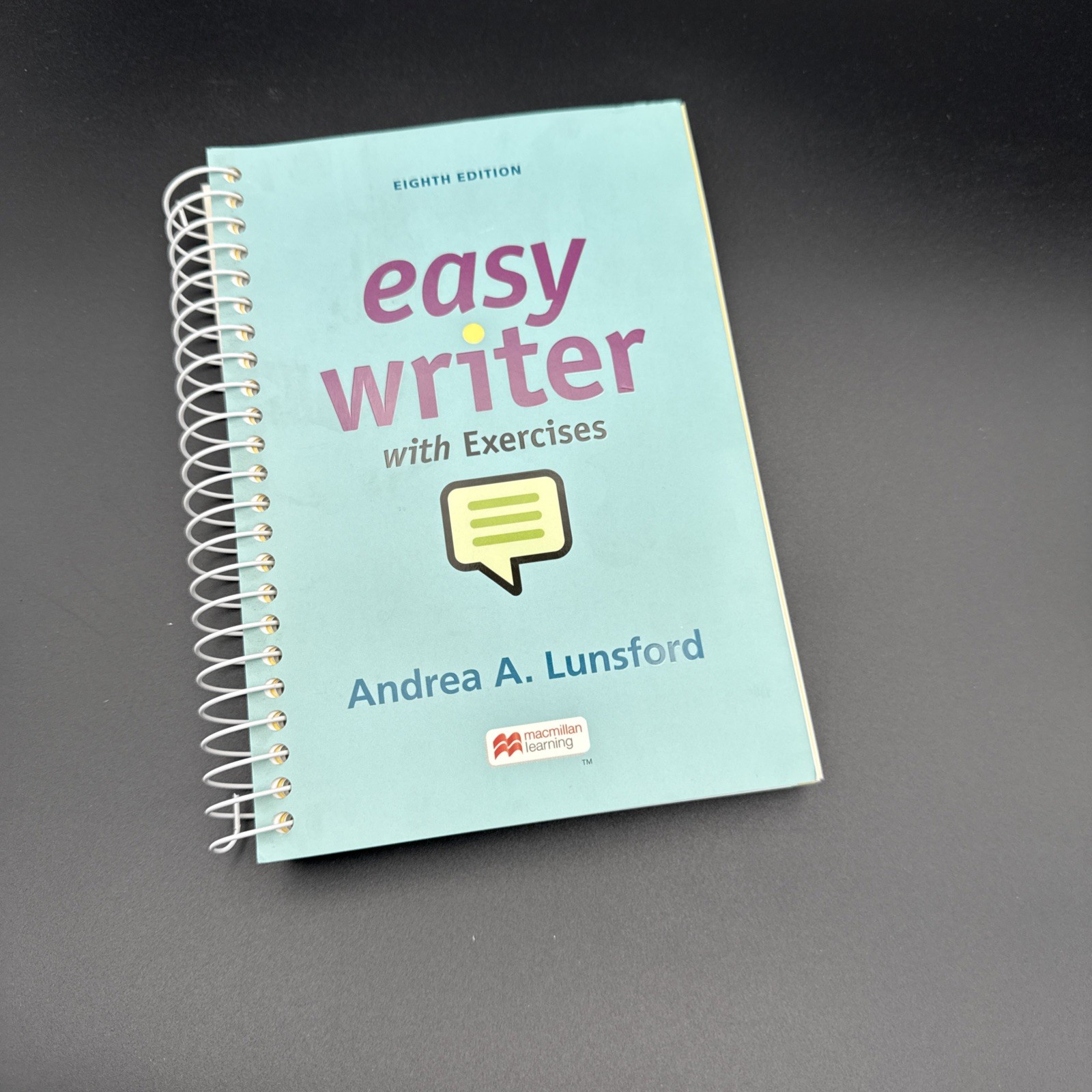 EasyWriter with Exercises – Spiral-bound, by Andrea A. Lunsford – Very Good