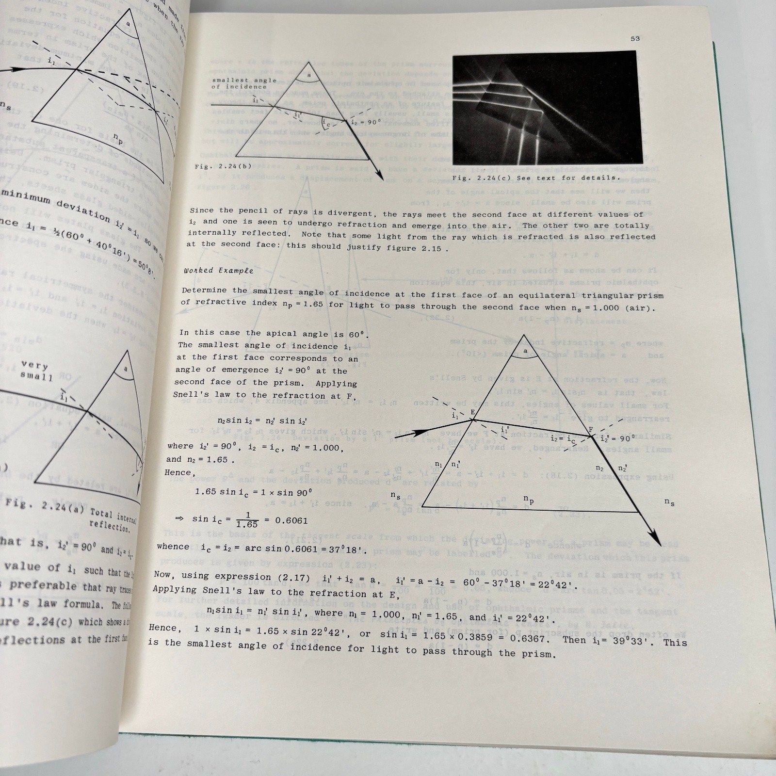 Optics AH Tunnacliffe & JG Hirst 1981 Signed Physics Optics Academic Reference