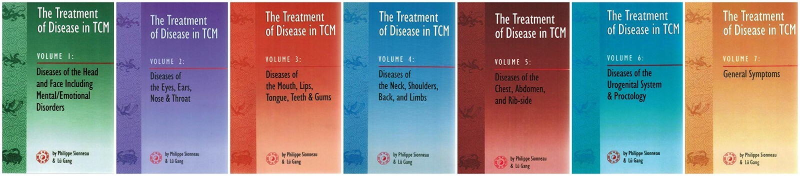 The Treatment of Disease in TCM, All Seven Volumes by Philippe Sionneau