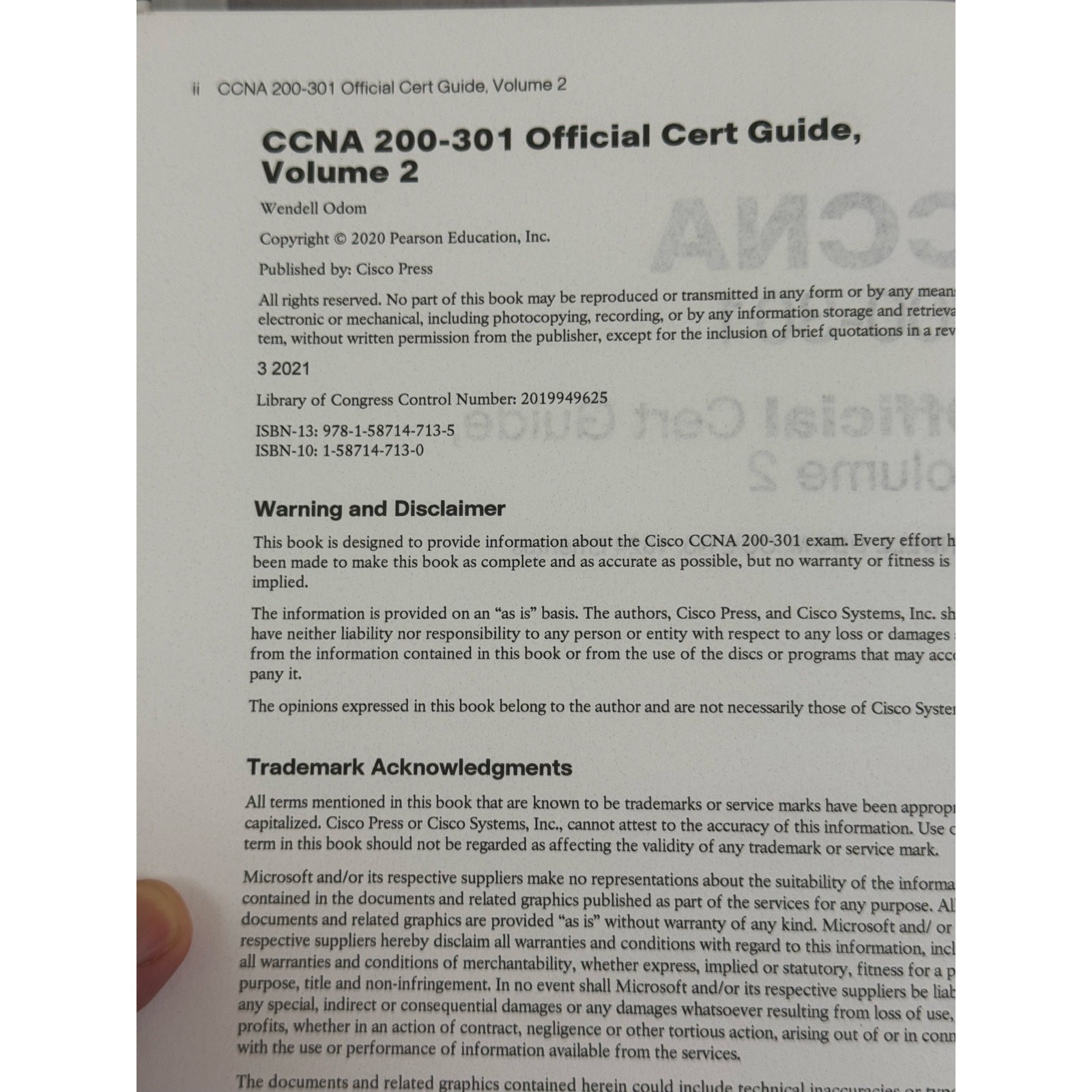 Official Cert Guide Ser.: CCNA 200-301 Official Cert Guide Library Vol. 1 and 2