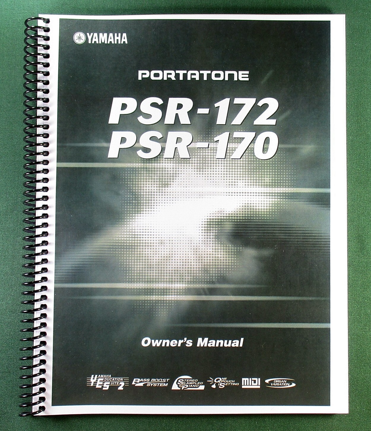 Yamaha PSR-172 Instruction Manual: 64 Pages & Protective Covers!