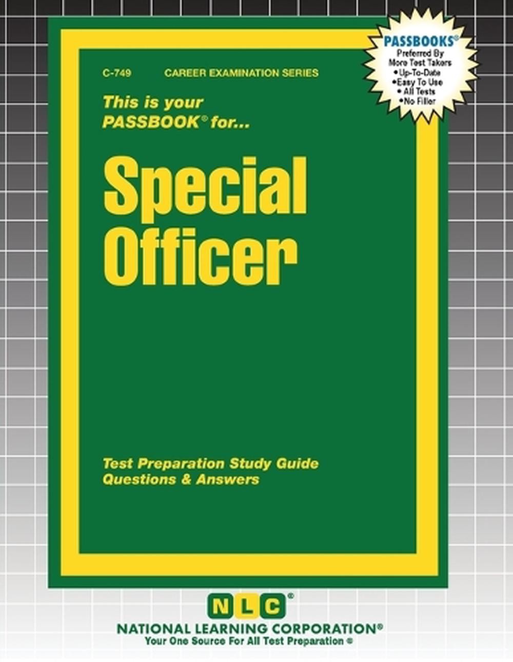 Special Officer by Passbooks Paperback Book