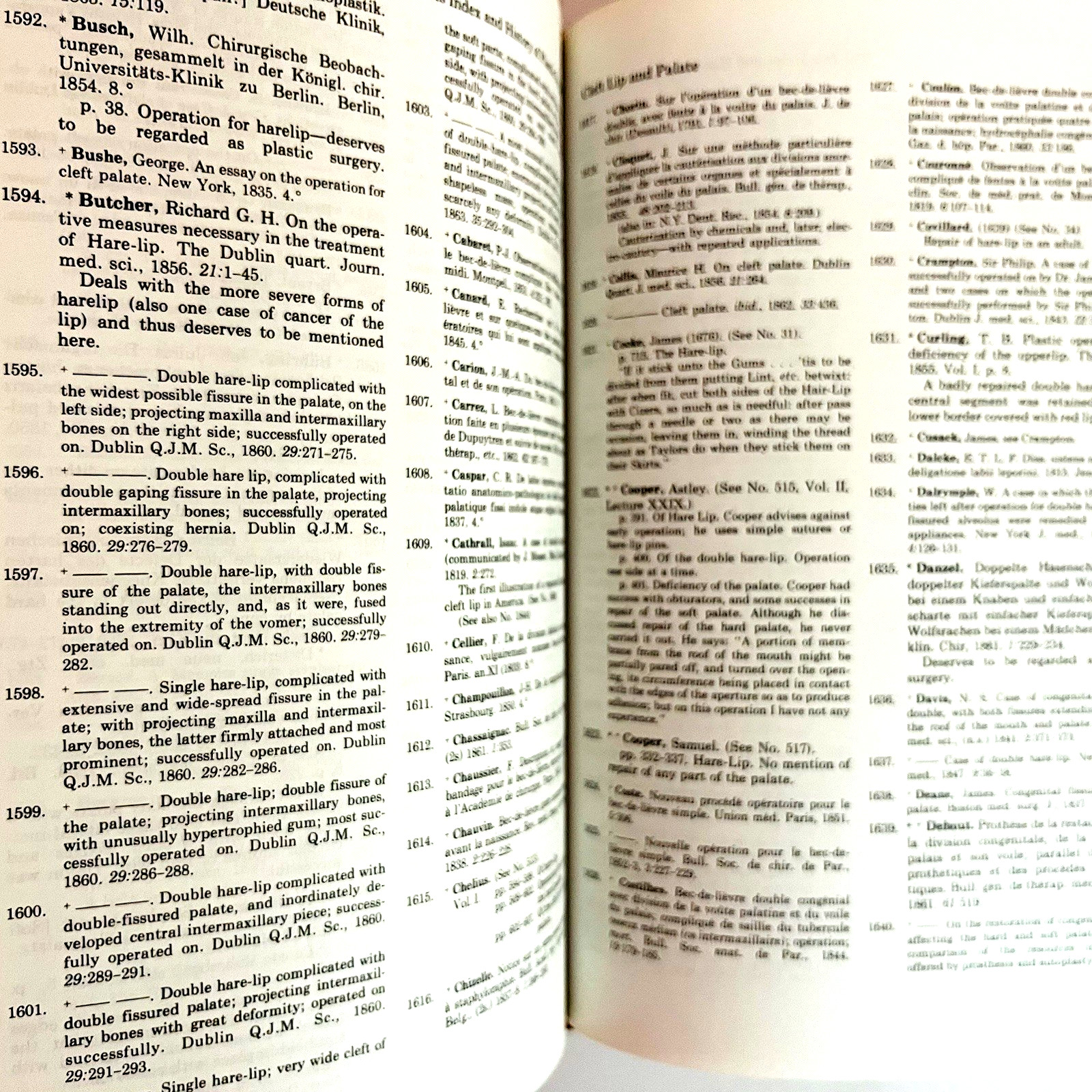 The Zeis Index and History of Plastic Surgery 900B.C. -1863 A.D. Book Hardcover