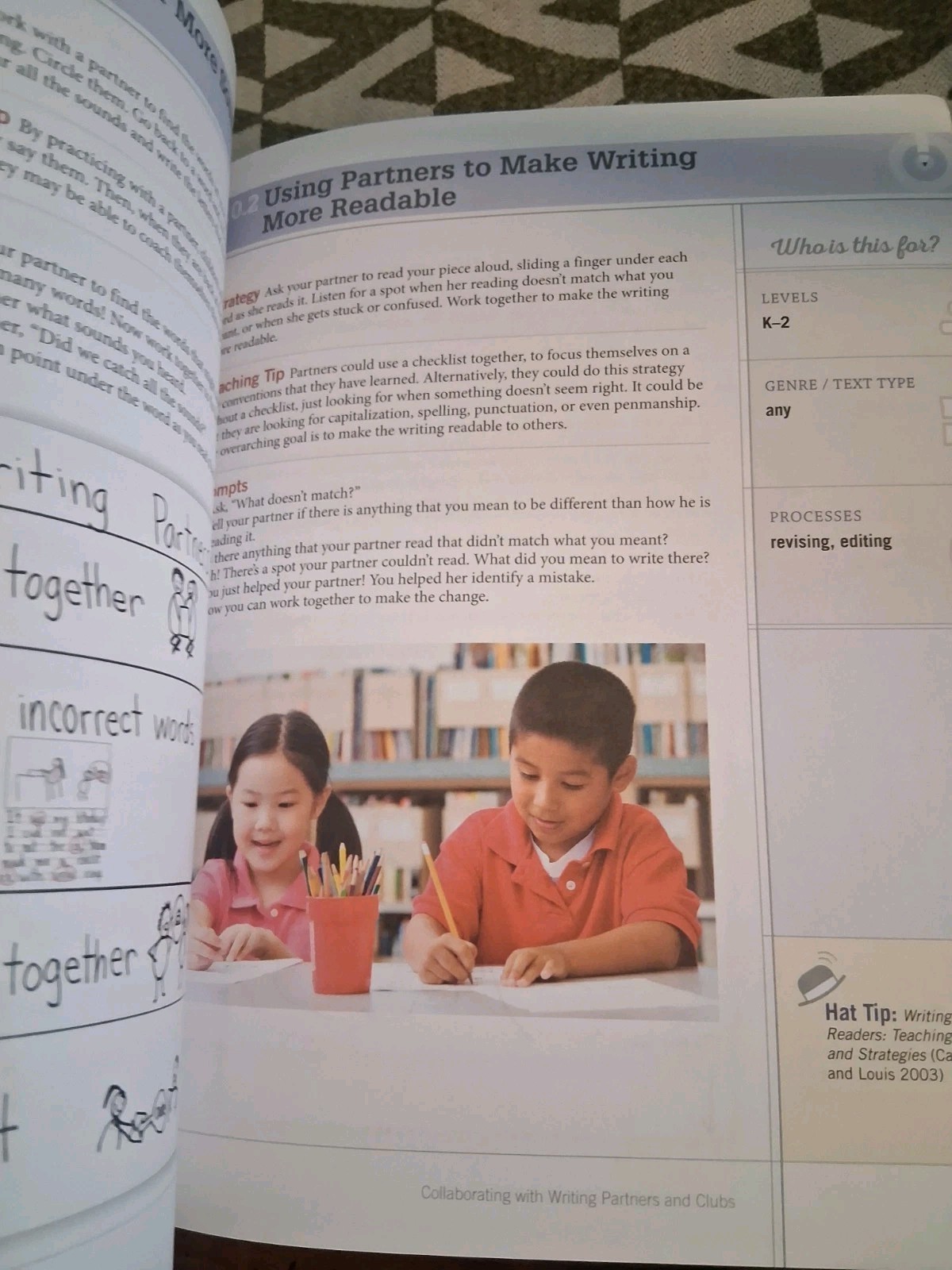 The Writing Strategies Book by Jennifer Serravallo (410 pages) Softcover