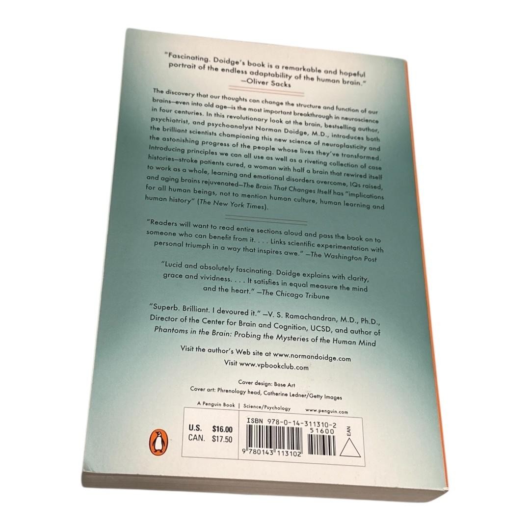 The Brain That Changes Itself Norman Doidge Paperback Neuroscience Psychology