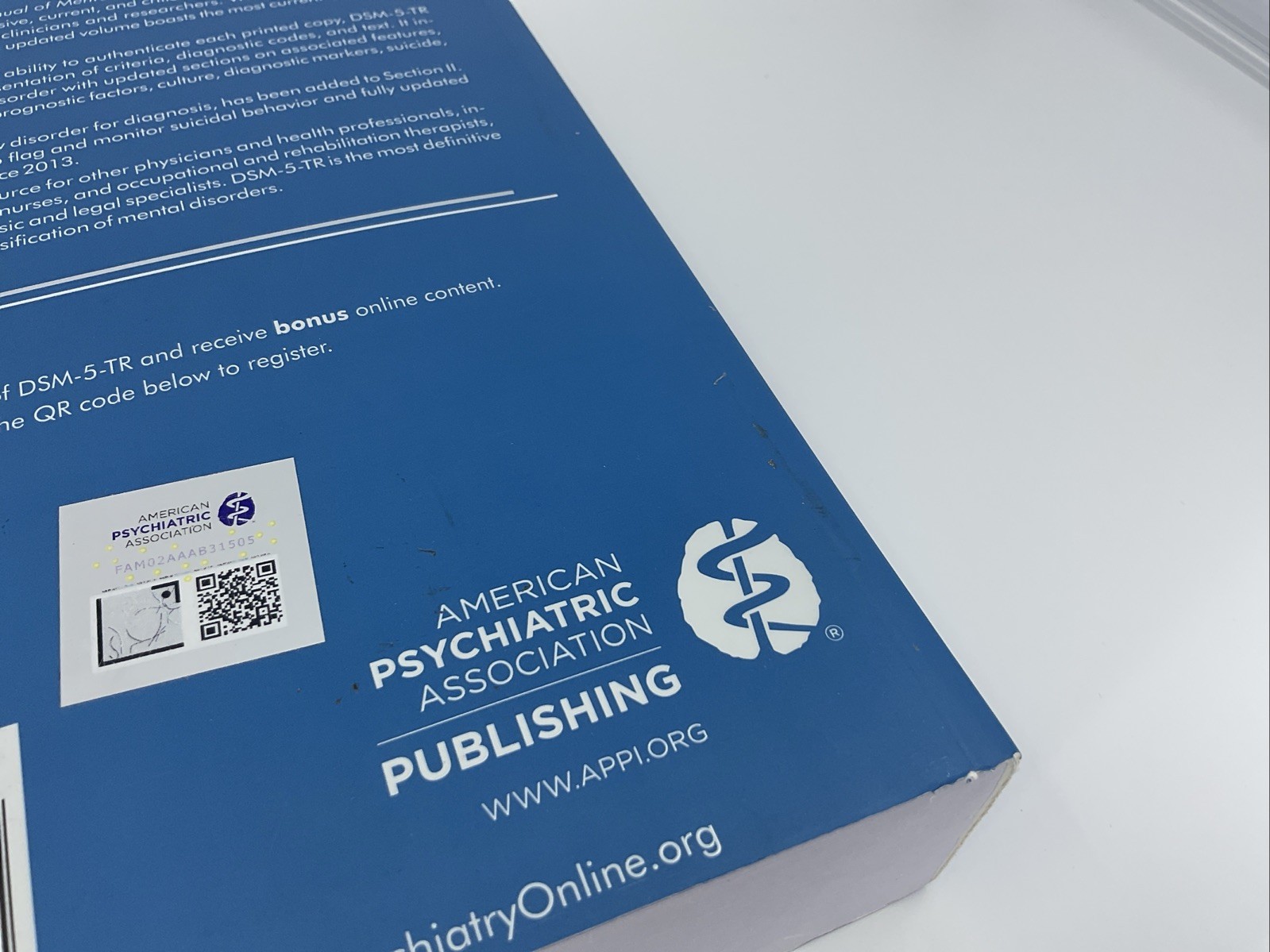 DSM-5-TR Diagnostic & Statistical Manual of Mental Disorders Paperback MISPRINT
