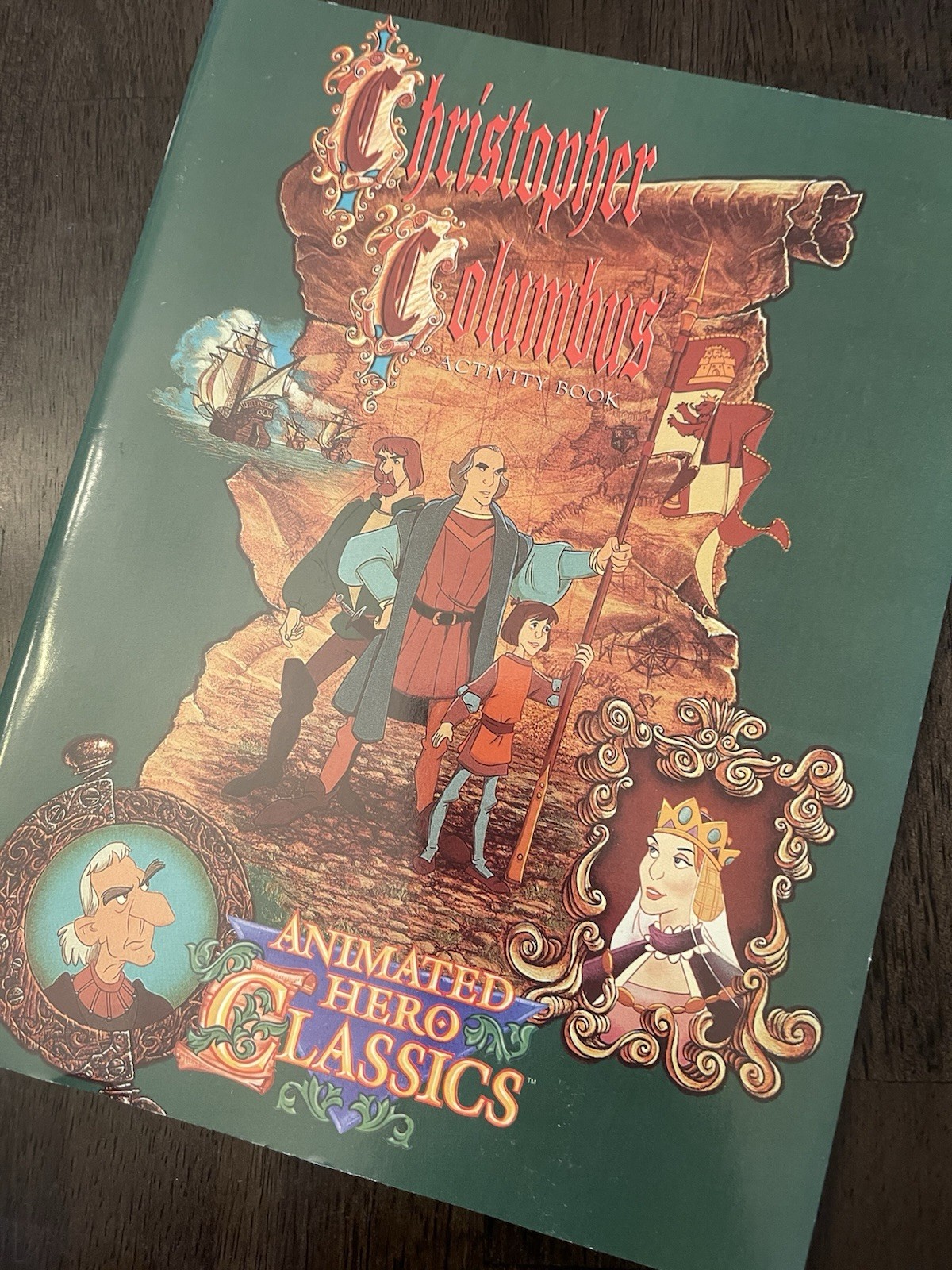 Animated Hero Classics Lot Activity Books 1993 Christopher Columbus Edison New