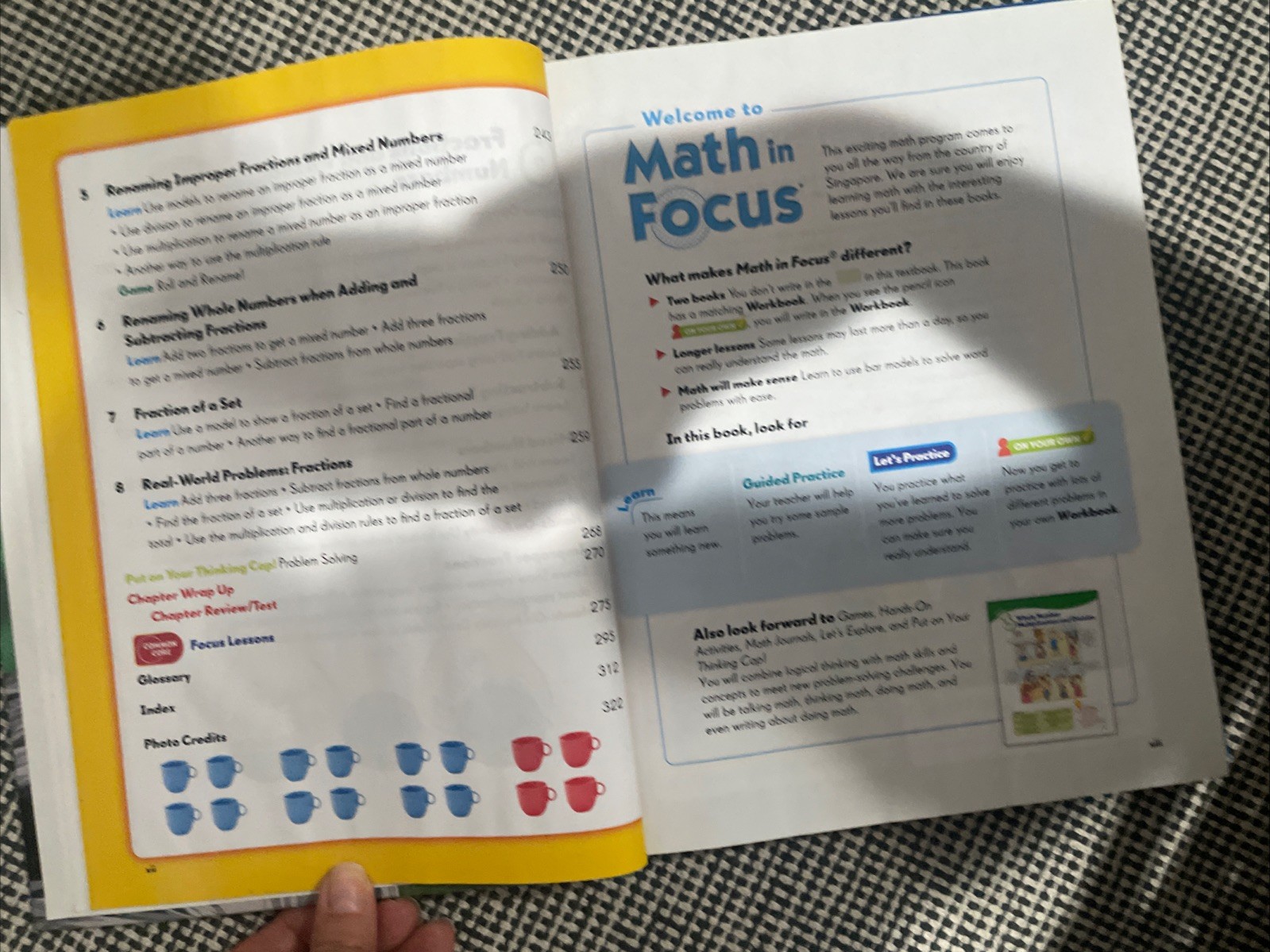 Math in Focus: Singapore Math: 4th Grade Student 4A Textbook and Workbook Set