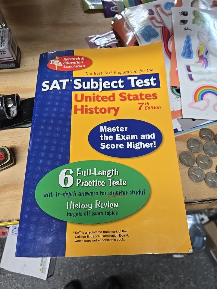 SAT UNITED STATES HISTORY (REA) — SAT US HISTORY SUBJECT By Gary Land