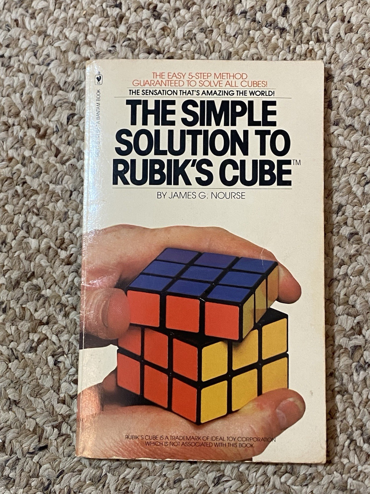 The Simple Solution To Rubik’s Cube By James Nourse Book 1981 Rubiks Method