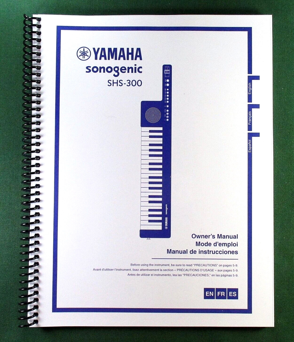 Yamaha SHS-300 Instruction Manual: 44 Pages & Protective Covers!