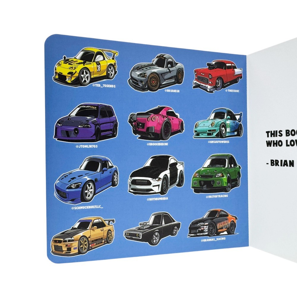 Dinosaurs and Race Cars Book (Baby, Children’s, Toddler Book)