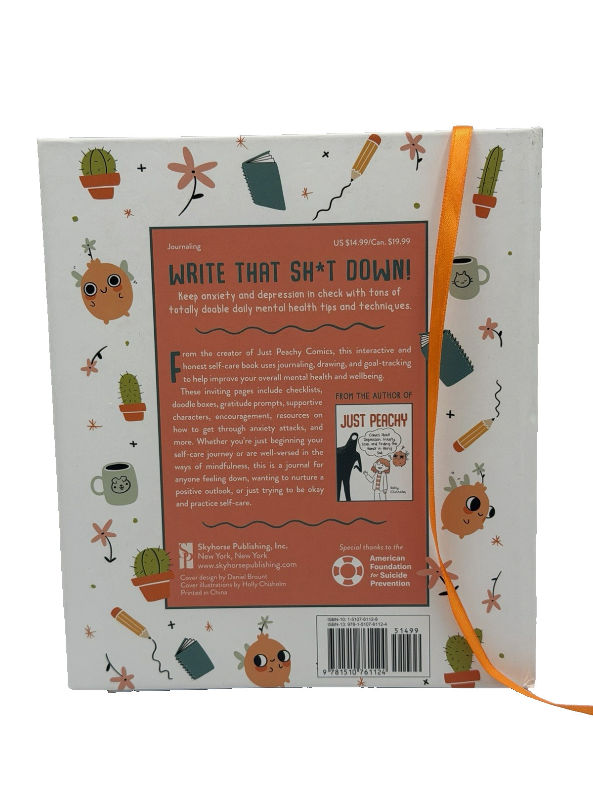 My Therapist Told Me to Journal: A Creative Mental Health Workbook – Brand New
