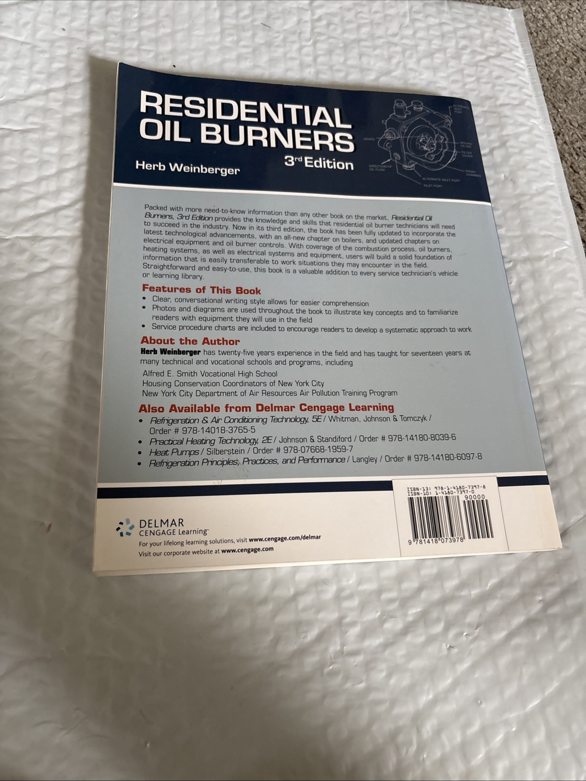 Residential Oil Burners – Paperback, by Weinberger Herb – Good