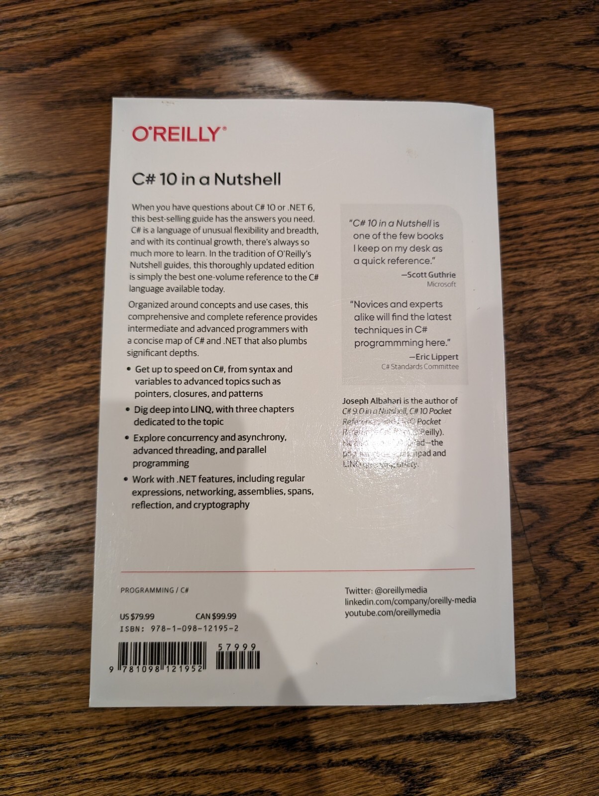 C# 10 in a Nutshell: The Definitive Reference