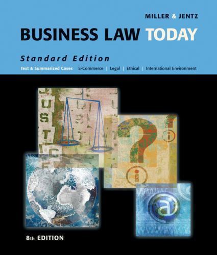 Business Law Today, Standard Edition (Available Titles CengageNOW), Miller, Roge