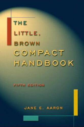 The Little, Brown Compact Handbook, Fifth Edition – Plastic Comb – VERY GOOD