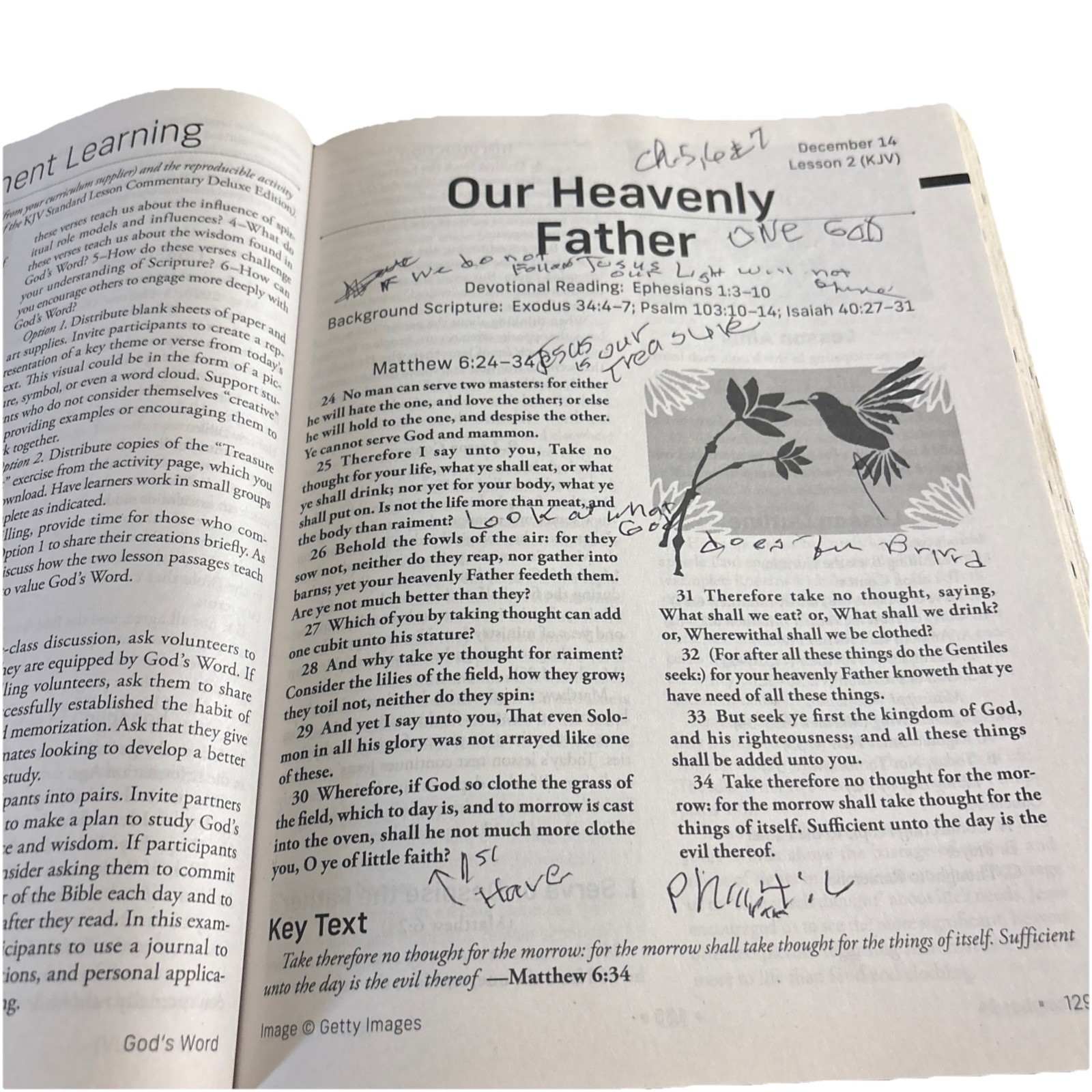 KJV Standard Lesson Commentary® Large Print Edition 2025-2026 Good/Some Marks*