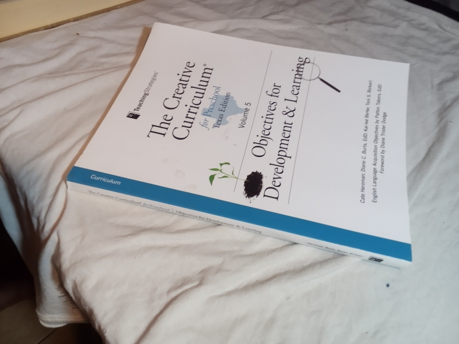 The Creative Curriculum for Preschool Texas edition vol 5