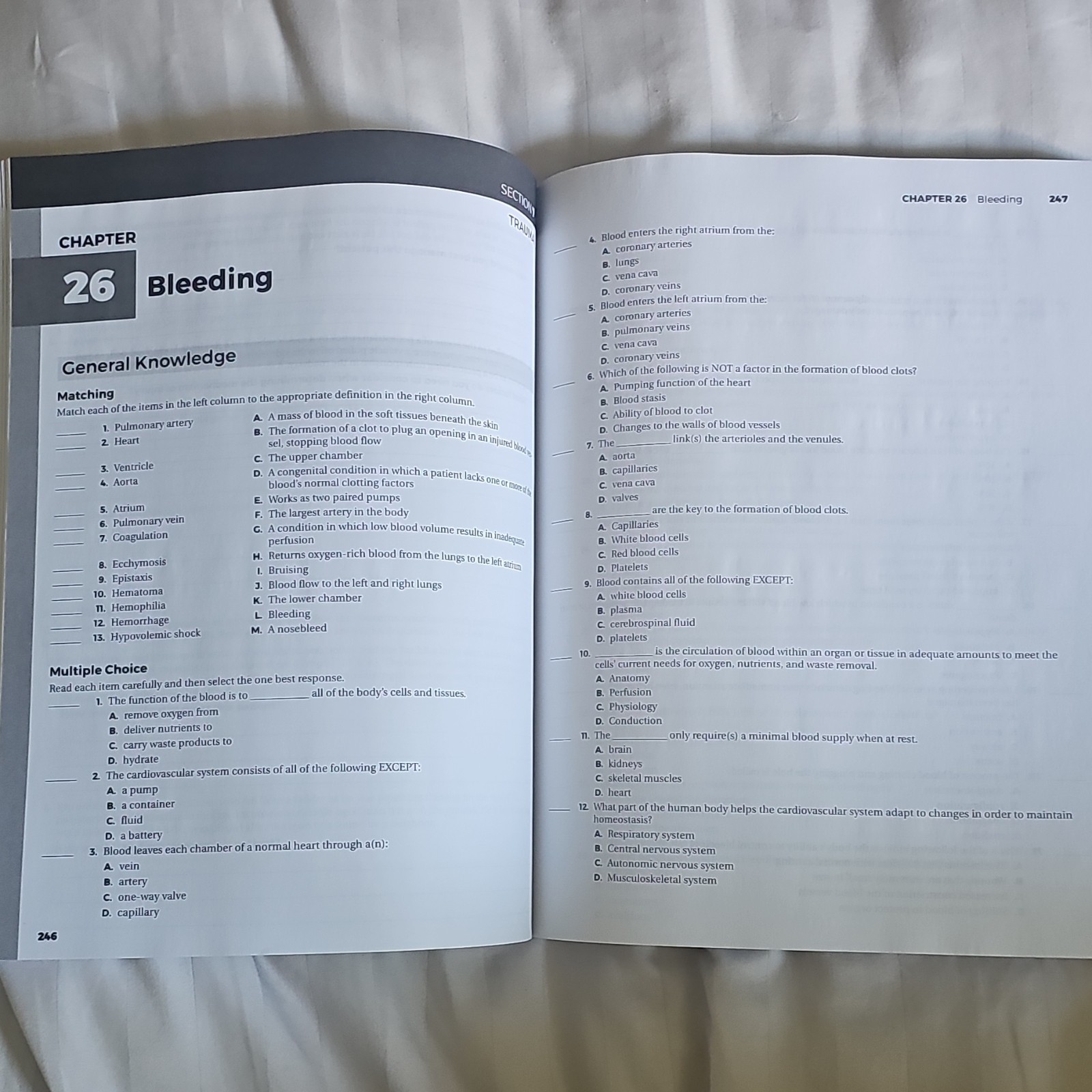 AAOS Emergency Care & Transportation Sick/Injured Student Workbook 12th