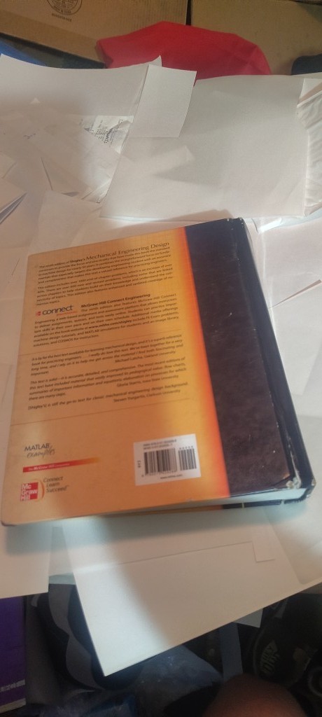 Shigley’s Mechanical Engineering Design 9th ed. book