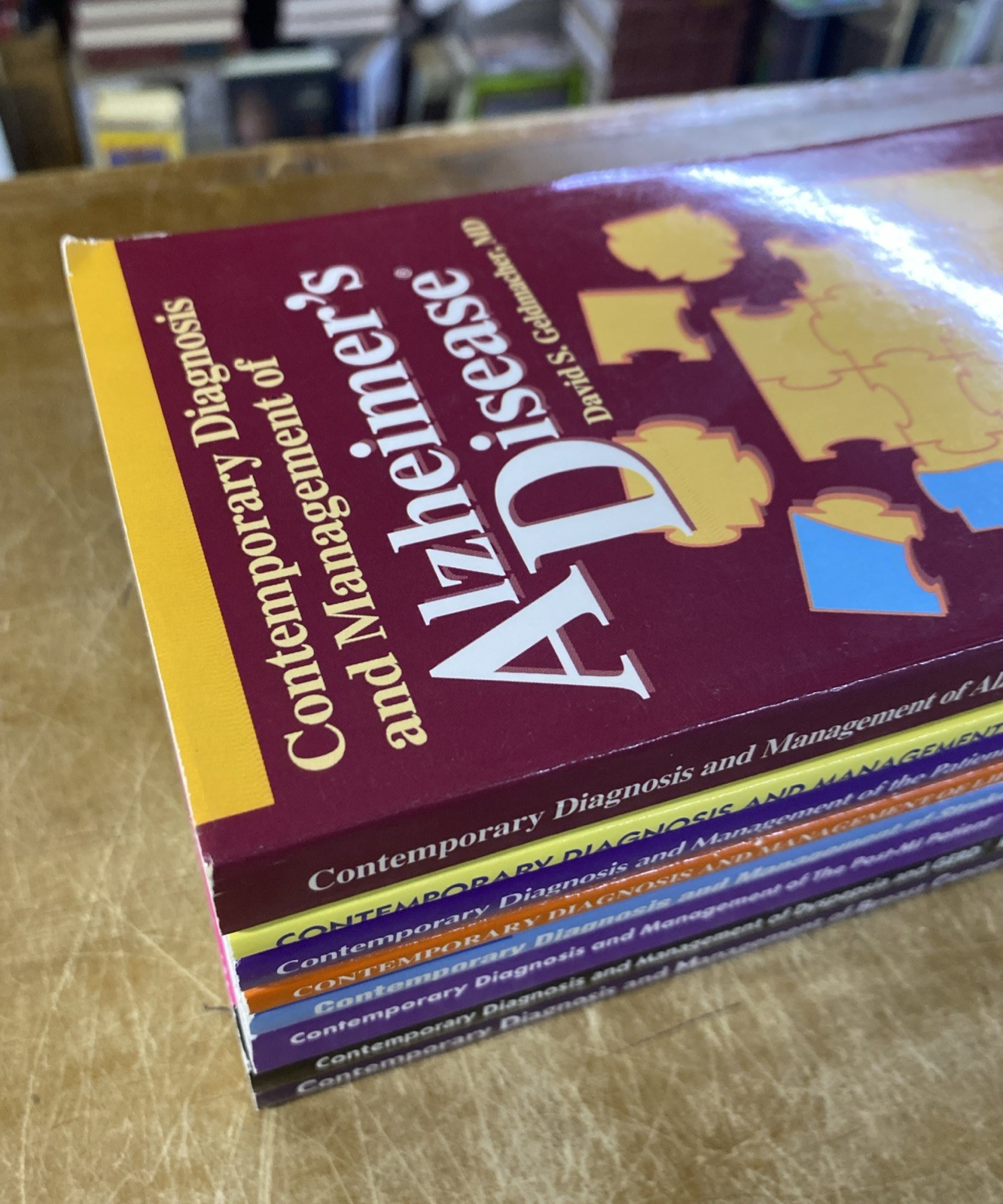 Contemporary Diagnosis & Management 8 Book Lot Handbooks In Health Care Co HHC