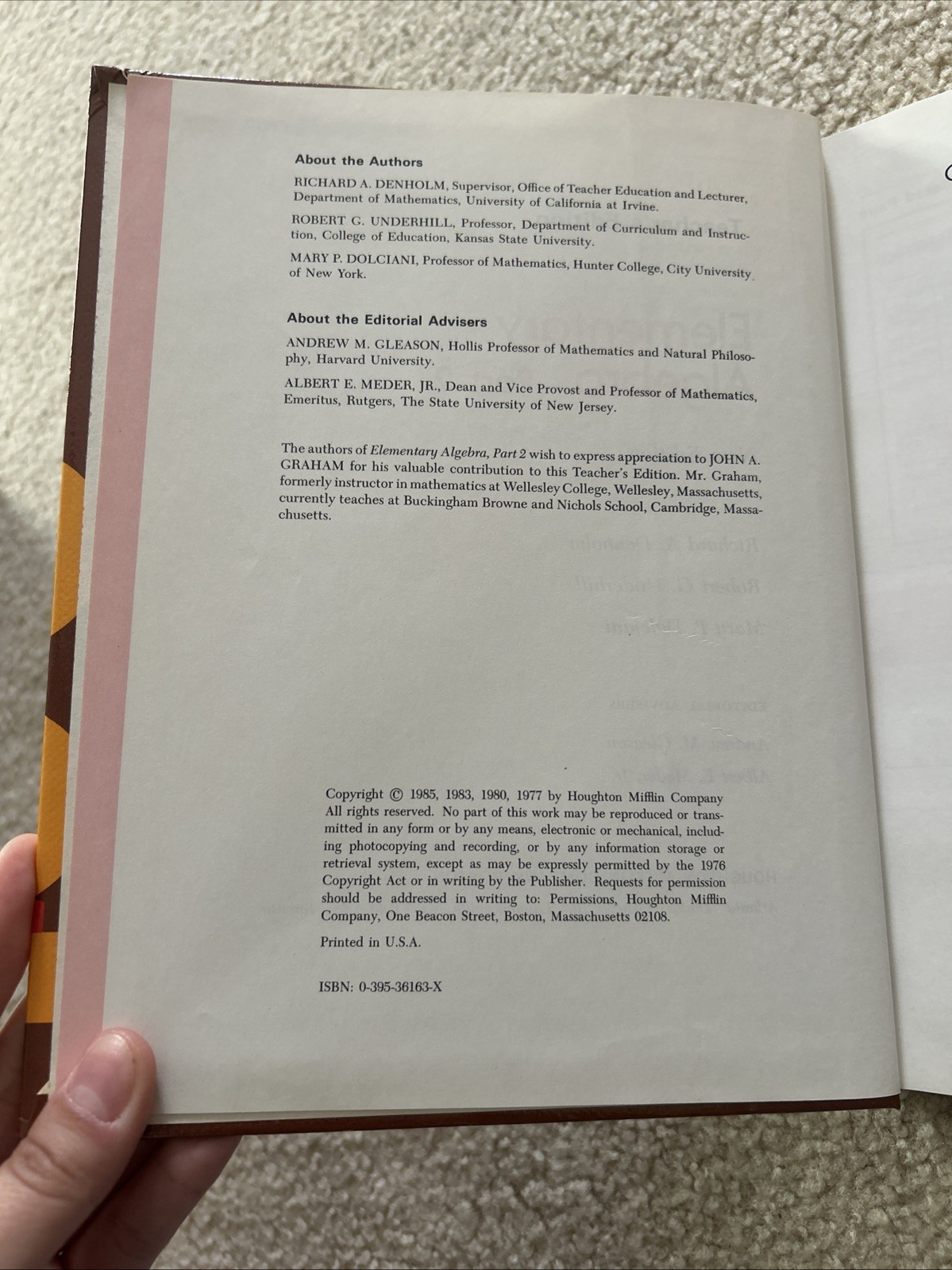 Part 2 Elementary Algebra New Edition Teachers Edition Dolciani
