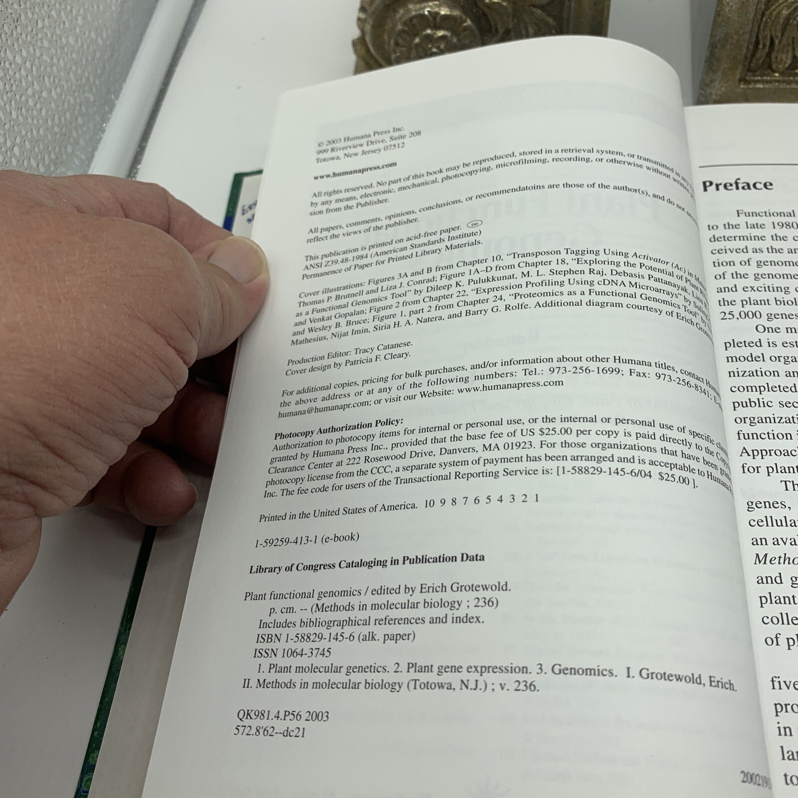 Plant Functional Genomics: Methods And Protocols See Photos Personalized Author