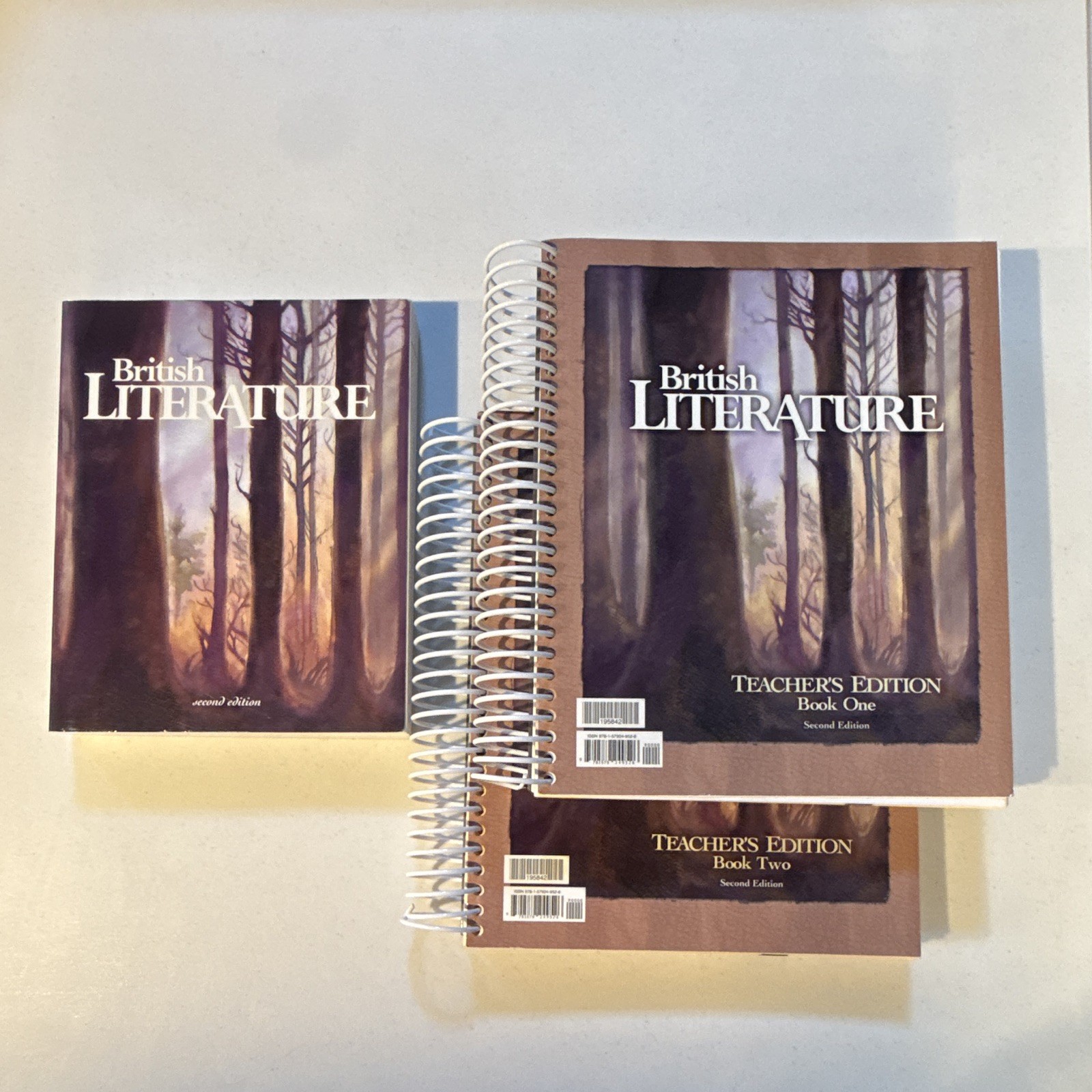 BJU Press British Literature Teacher’s Ed 2nd Edition Spiral Books 1&2 2011