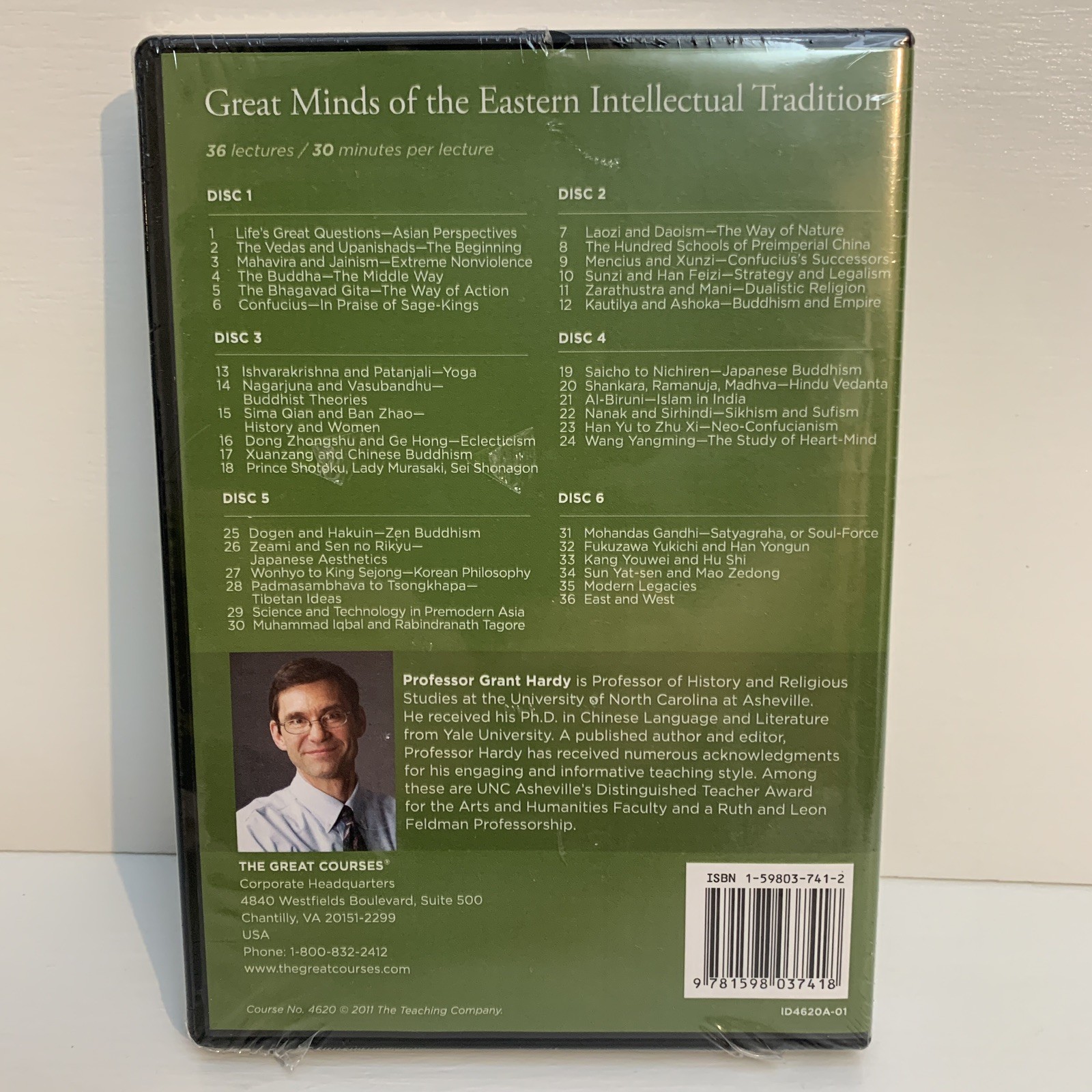 The Great Courses: Great Minds Of The Eastern Intellectual Tradition DVDs & Book