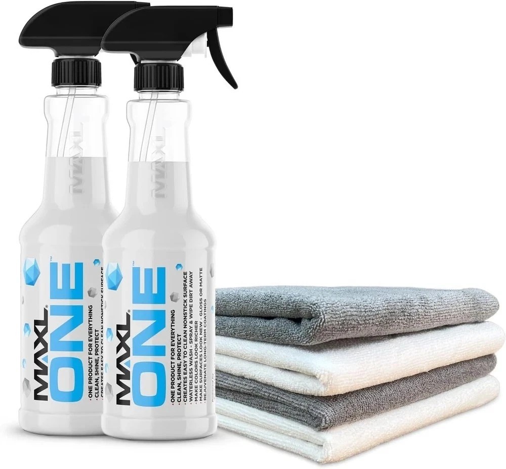 20oz Car Spray with Triphene® Quick Spray & Wipe All Purpose Waterless 2 Bottles
