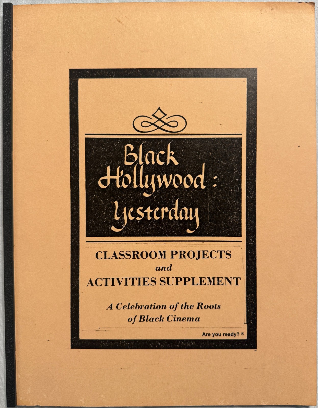 Black Hollywood Yesterday * Lot of 3 Classroom PB Books Projects Guide Secondary