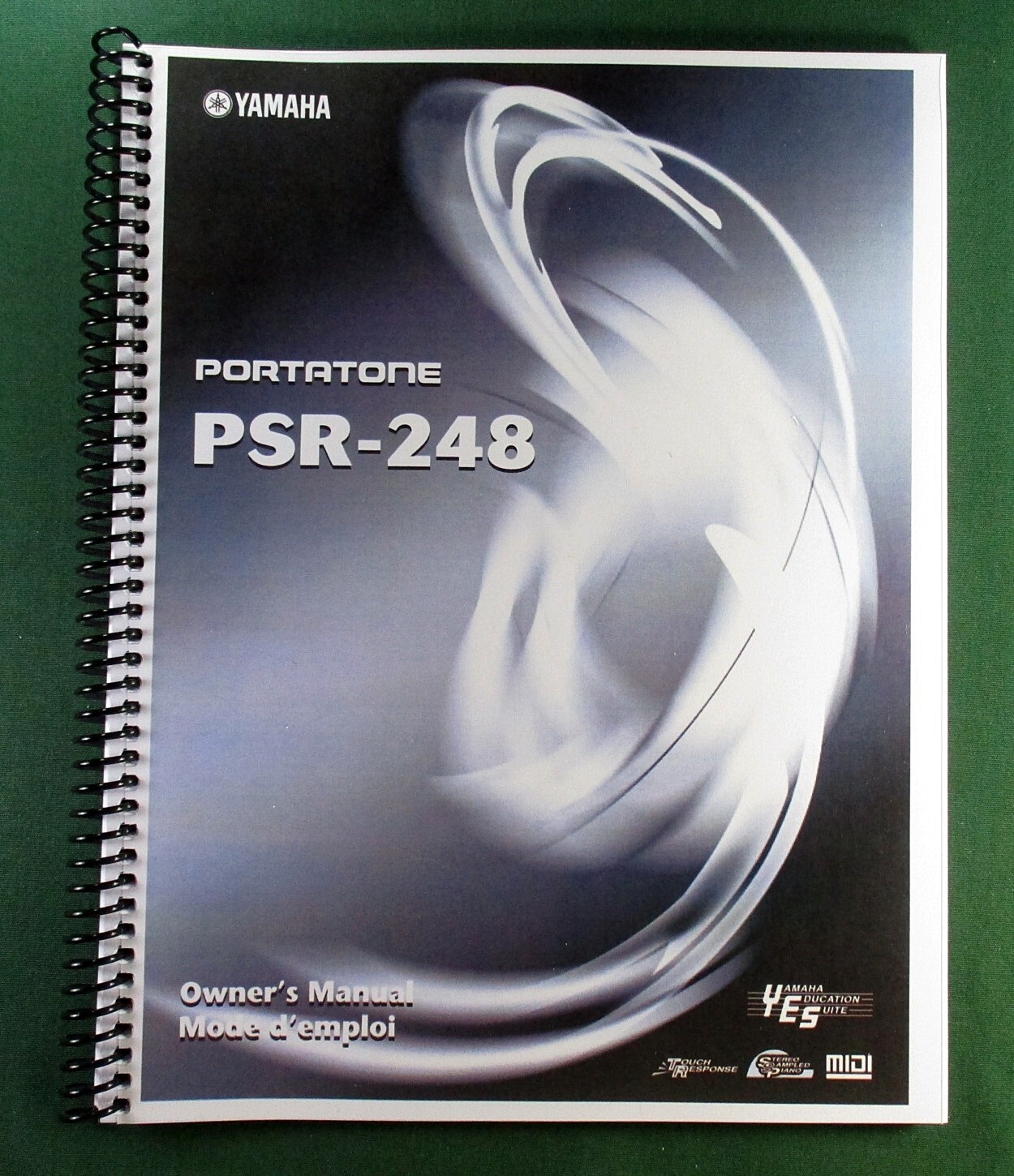 Yamaha PSR-248 Instruction Manual: 51 Pages & Protective Covers!