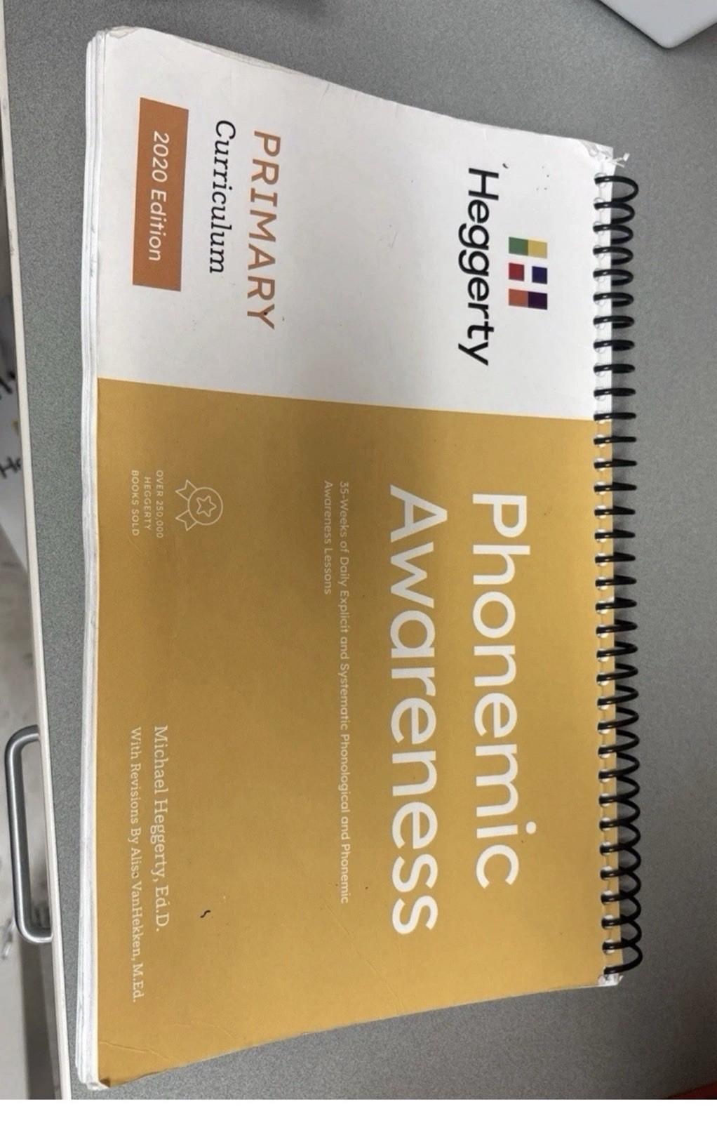 Heggerty Phonemic Awareness Primary Curriculum 2020 Ed Spiral Bound W/ Cards
