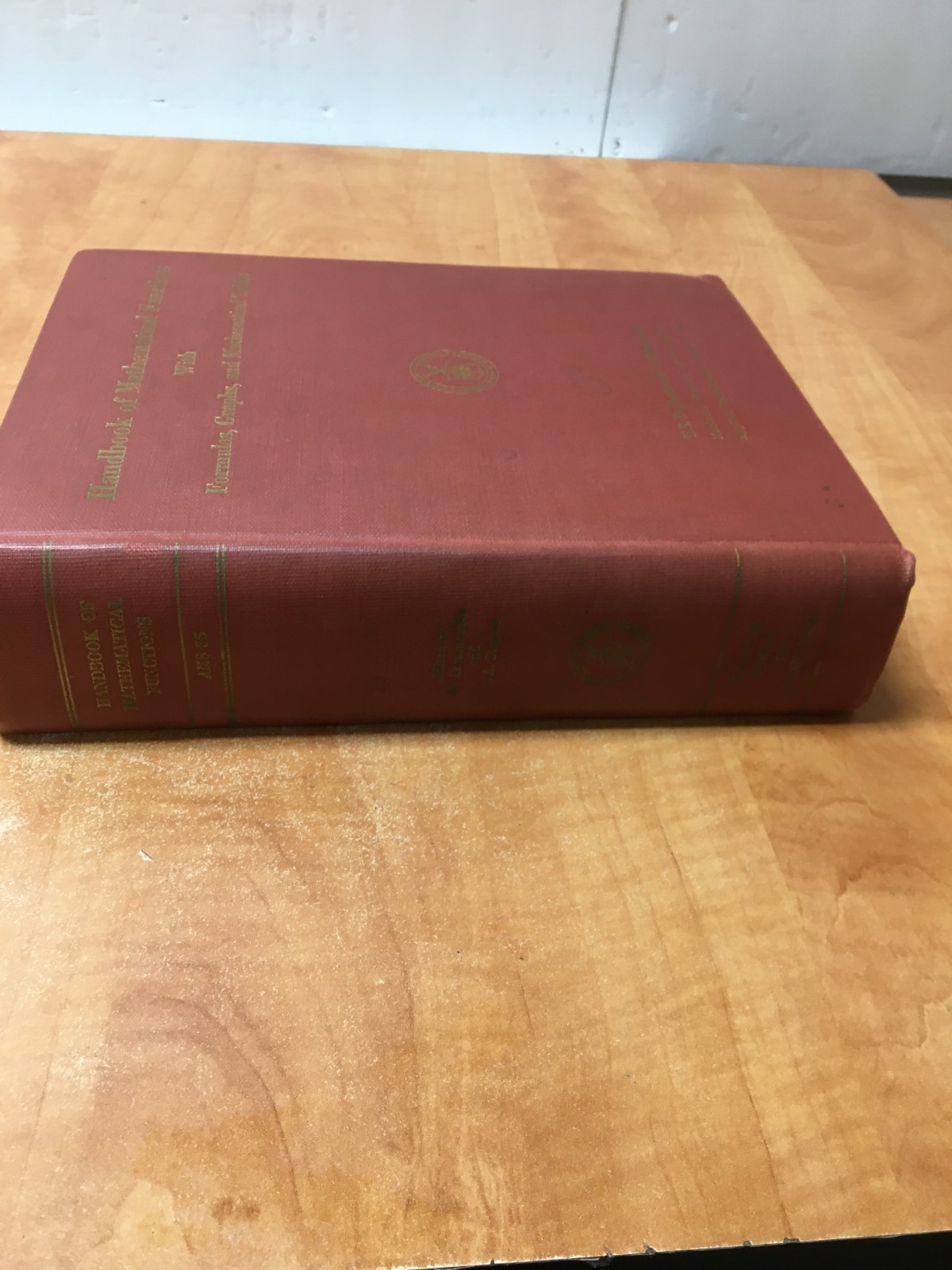 Handbook of Mathematical Functions W/Formulas, Graphs & Mathematical Tables 1966