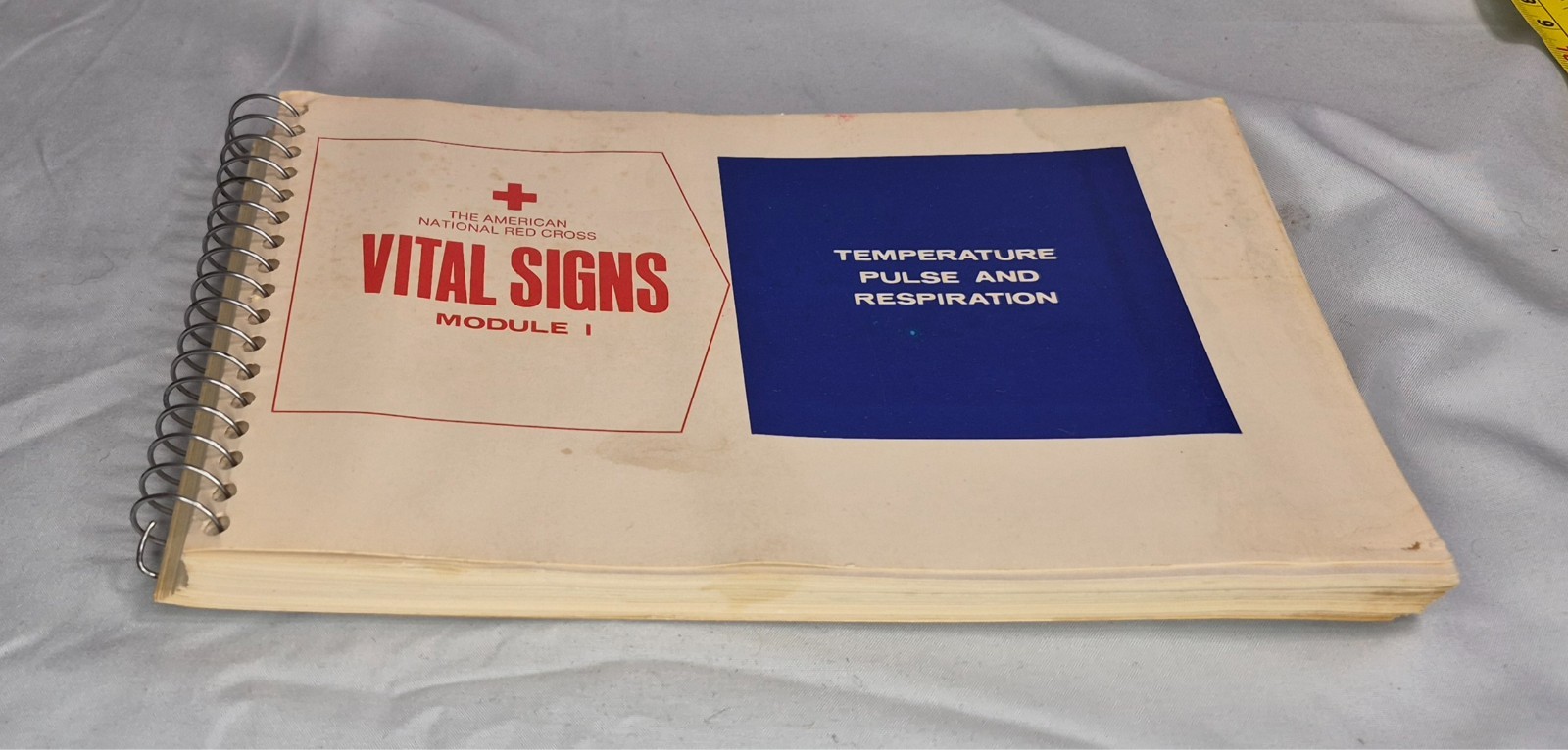 Vintage 1976 American Red Cross Vital Signs Module 1 Temperature Pulse Manual