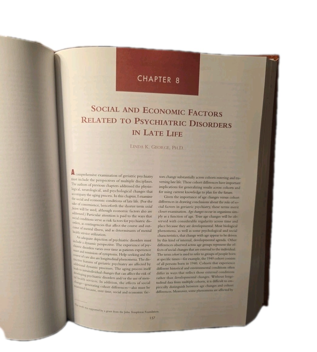 The American Psychiatric Publishing Textbook of Geriatric Psychiatry