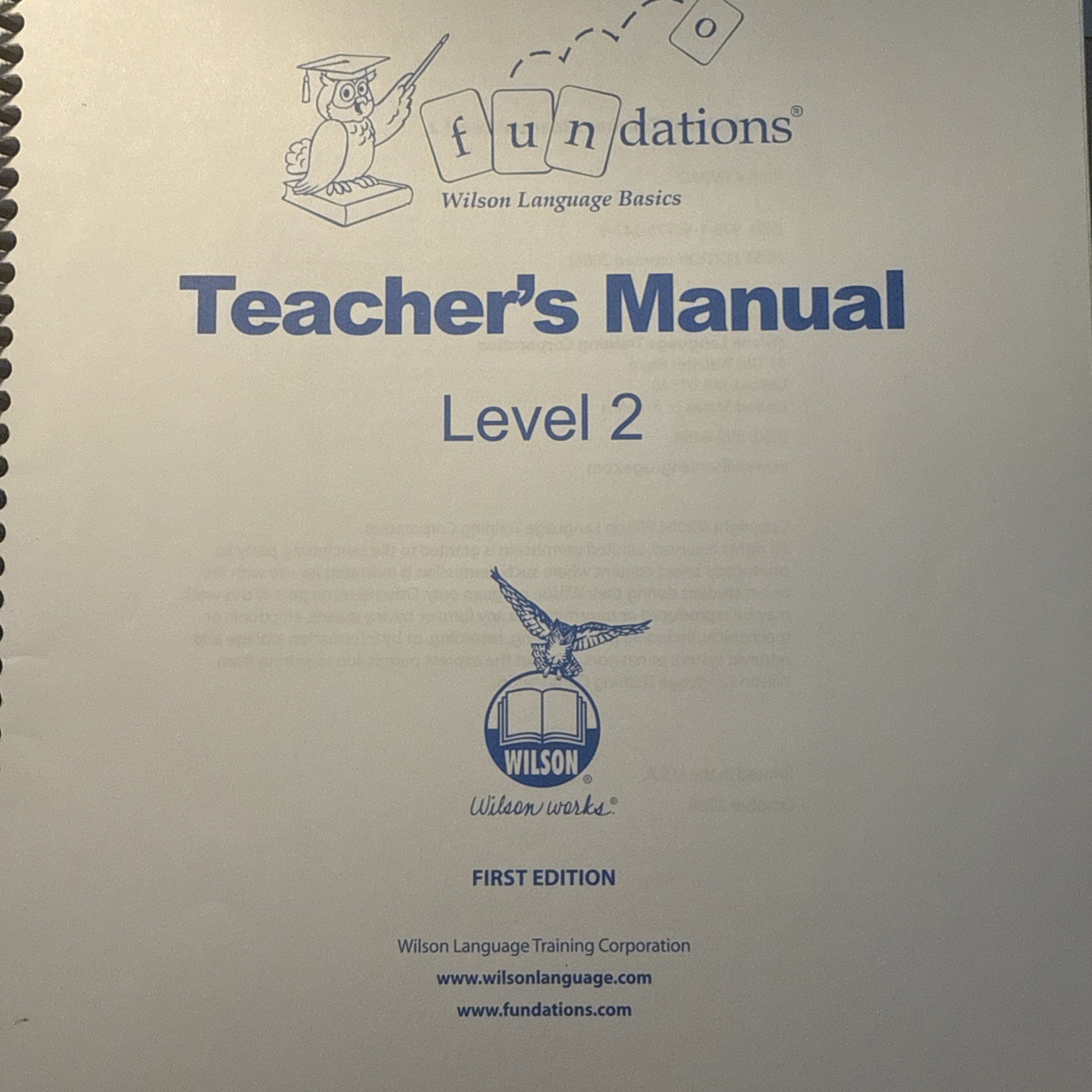 FUNDATIONS: Teacher’s Manual Level 2