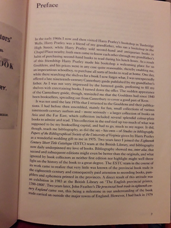 KENT TOWN GUIDES 1763 -1900 BY R.J.GOULDEN (The British Library 1995) HARDBACK