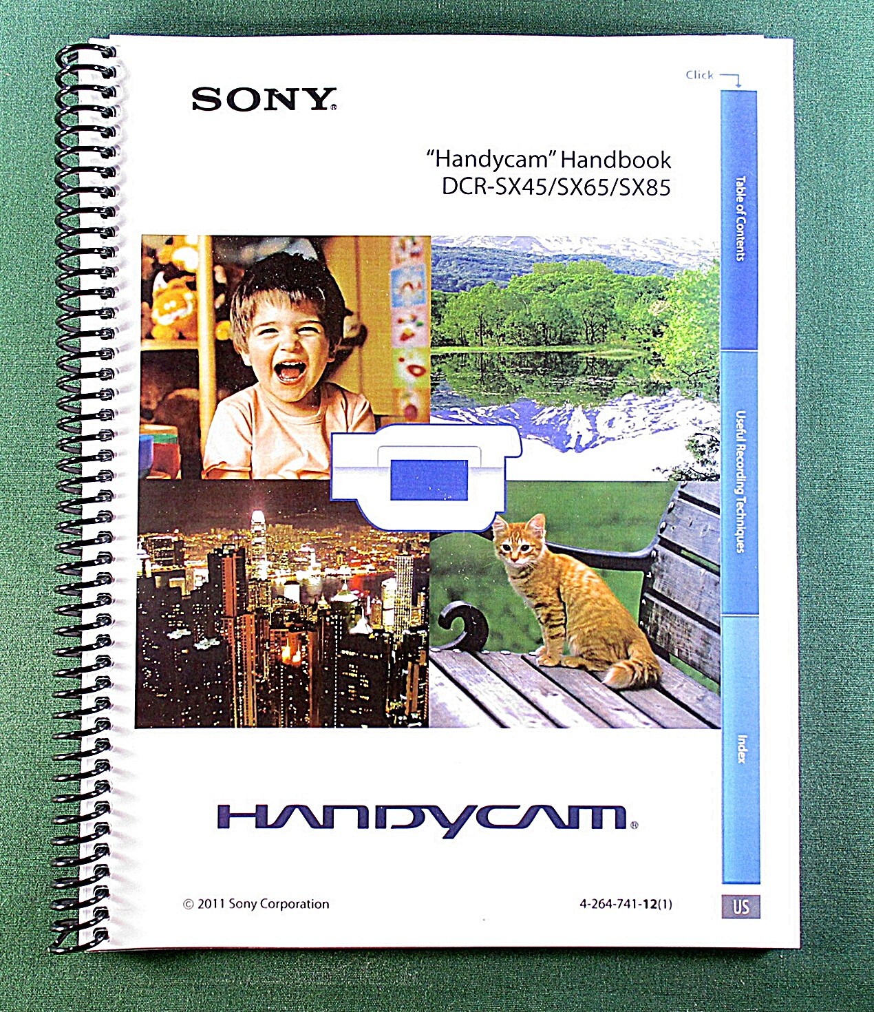 Sony DCR-SX45/SX65/SX85 Handbook Manual: 98 Pages Full Color & Clear Covers!