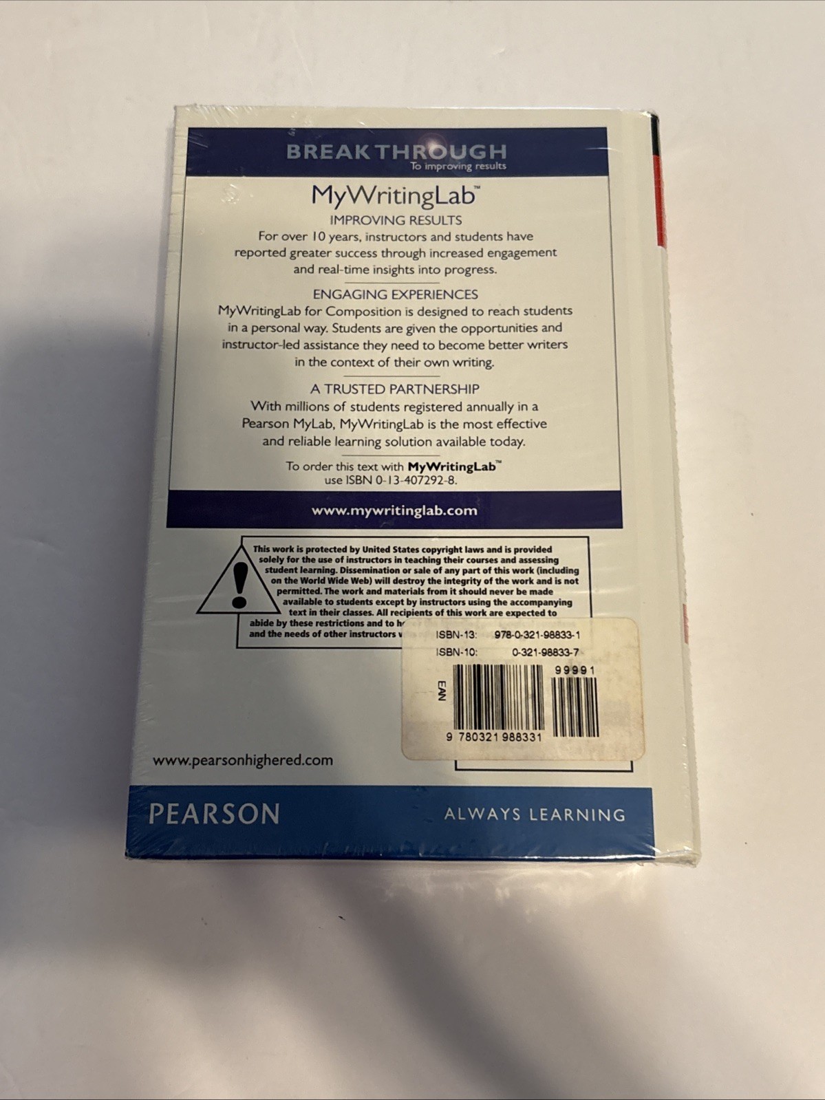 The Little Brown Handbook, MLA Update Edition (13th Edition) – HC Pearson