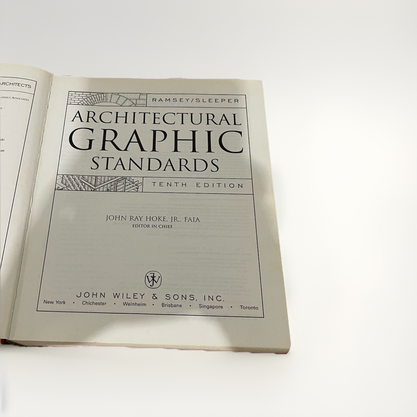 Architectural Graphic Standards 10th Edition Hardcover