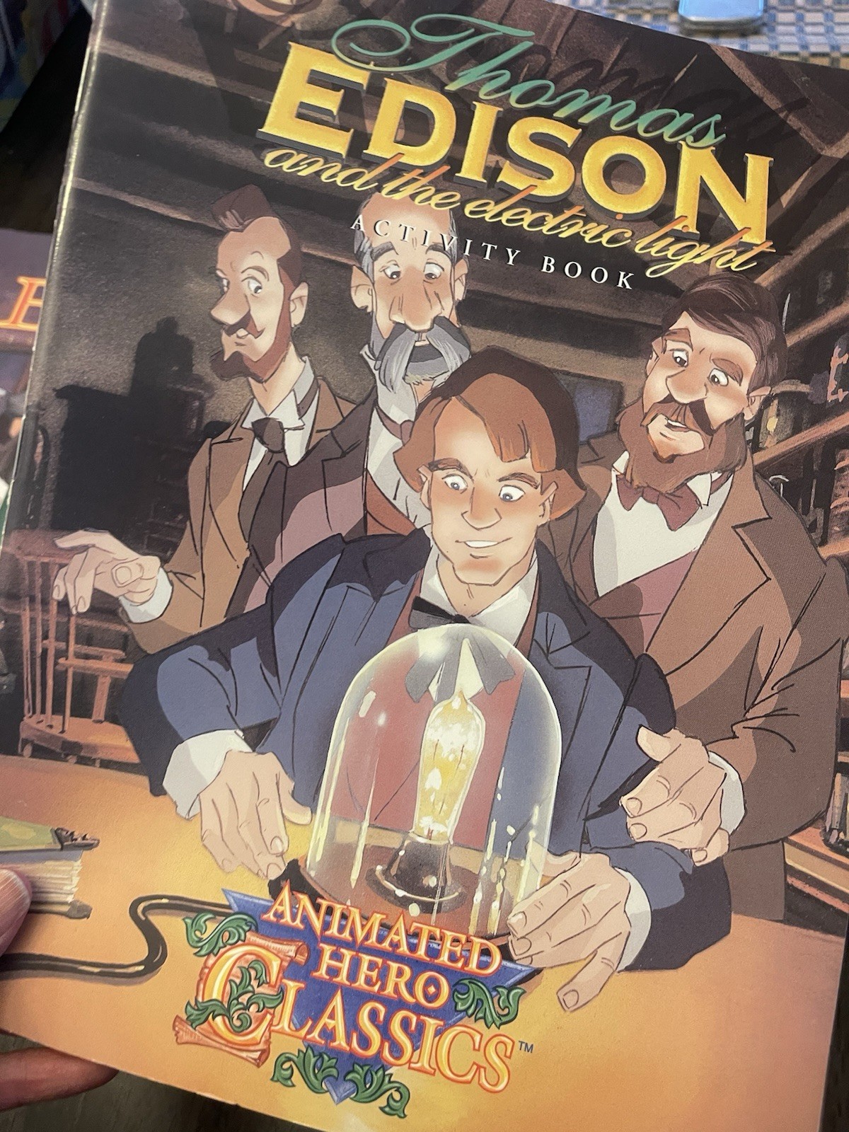 Animated Hero Classics Lot Activity Books 1993 Christopher Columbus Edison New