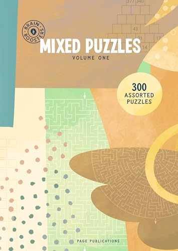 Brain Boosters Mixed Puzzles Volume – Paperback, by Dr. Gareth Moore – Very Good