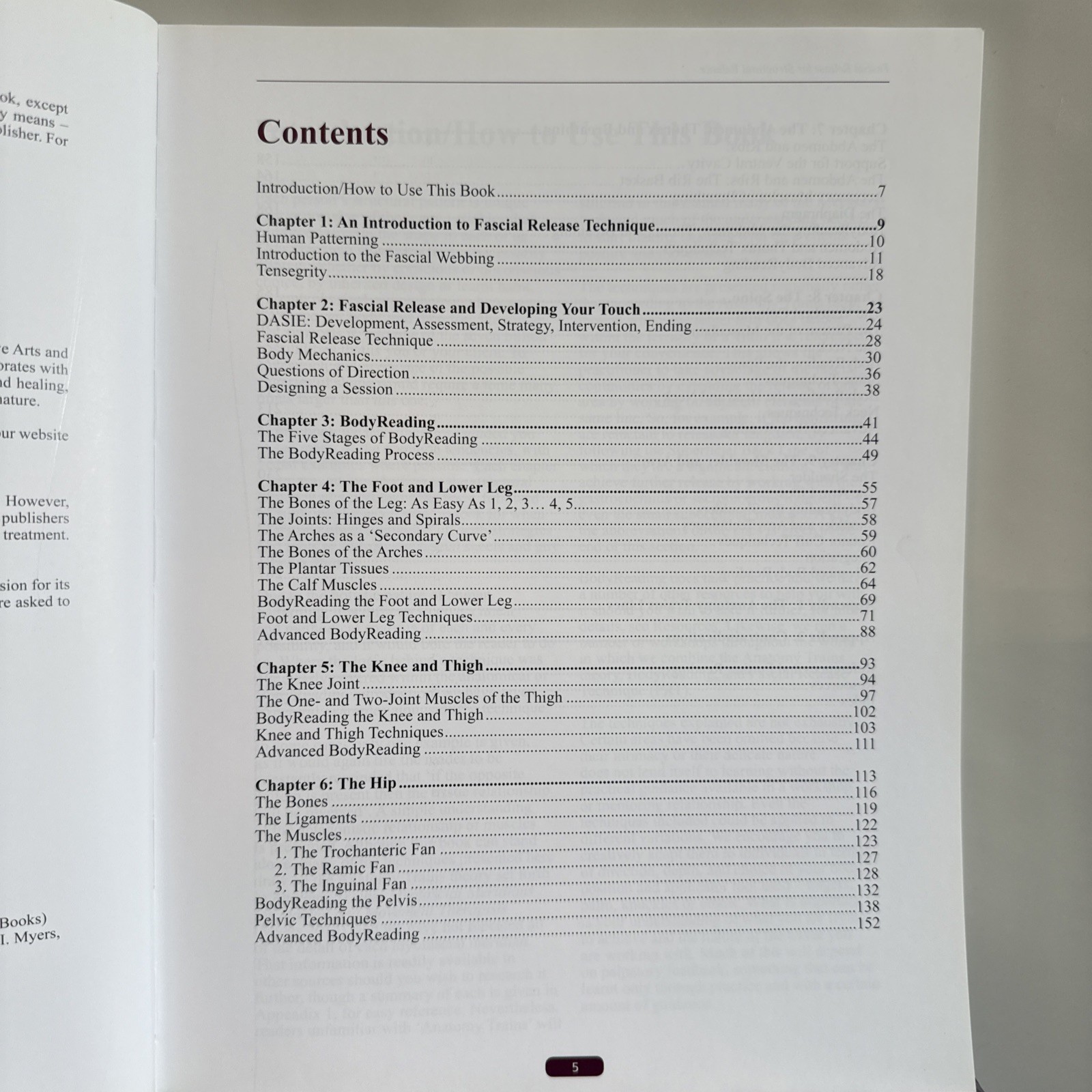 Softcover color book «Fascial Release for Structural Balance» T. Myers J. Earls