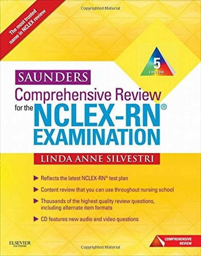 SAUNDERS COMPREHENSIVE REVIEW FOR THE NCLEX-RN By Linda Anne Silvestri BRAND NEW