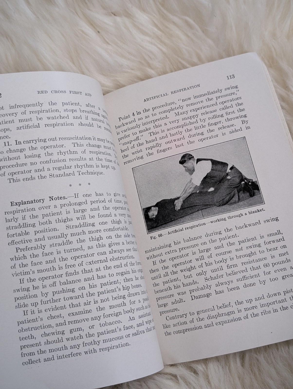 American Red Cross First Aid Textbook Revised 1940 Corrected Reprint Vintage