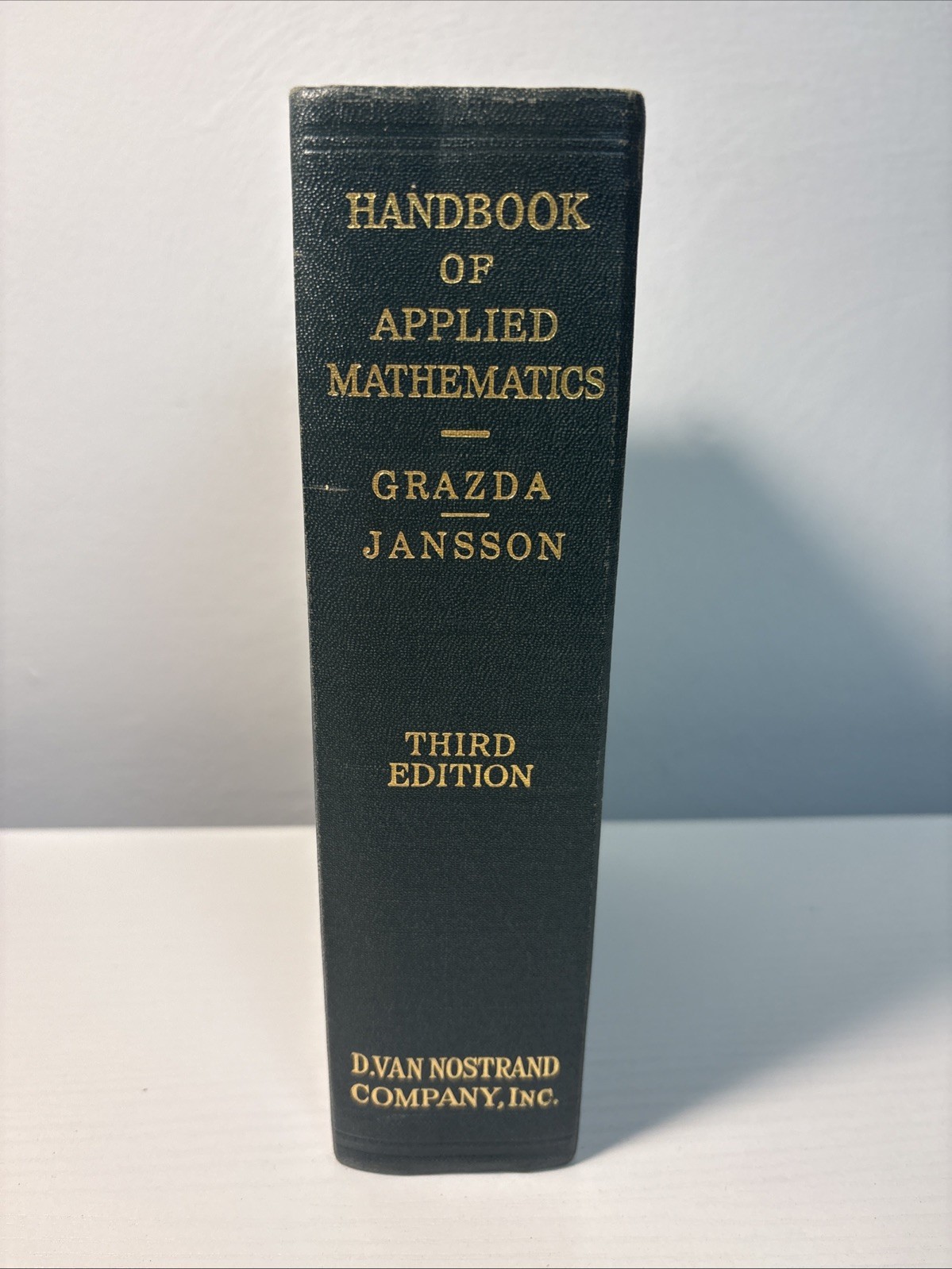 Handbook Of Applied Mathematics By Edward E. Grazda (1955 H/C) Van Nostrand Co.